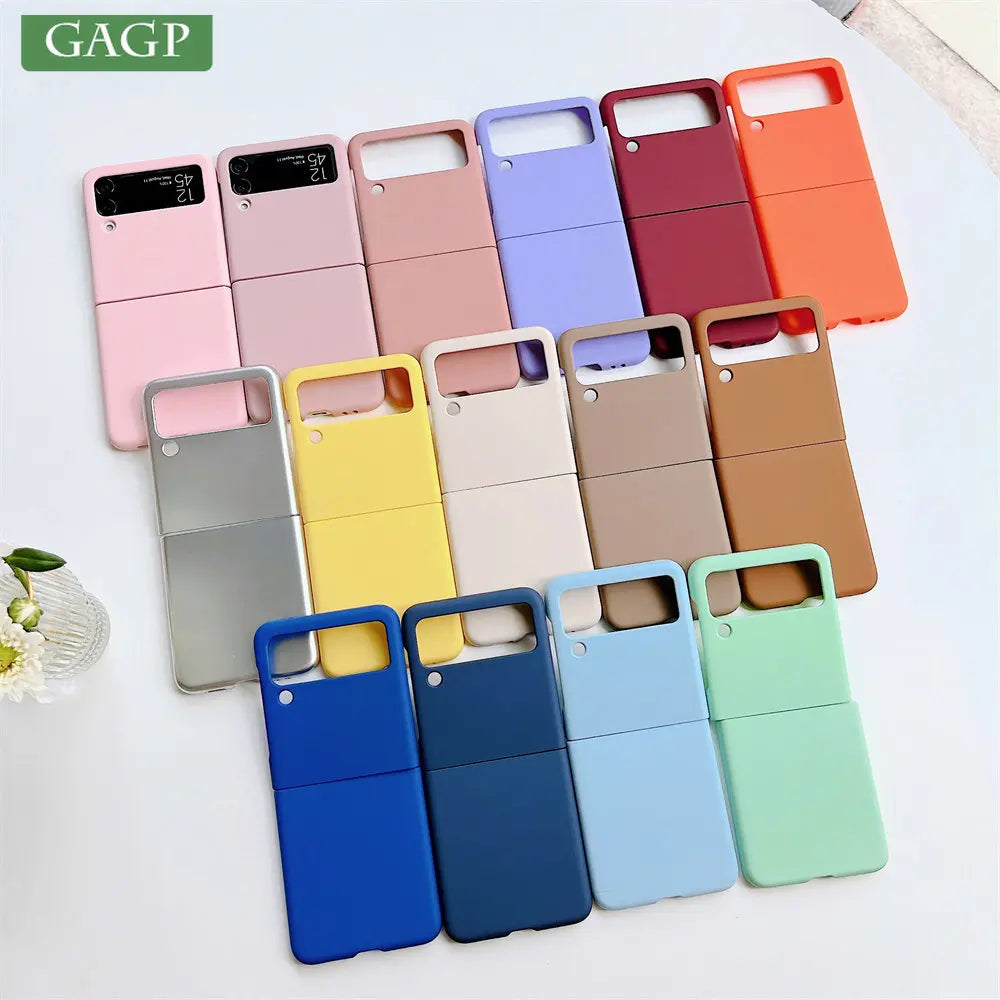 For Samsung Galaxy Z Flip Candy Pure Color Case