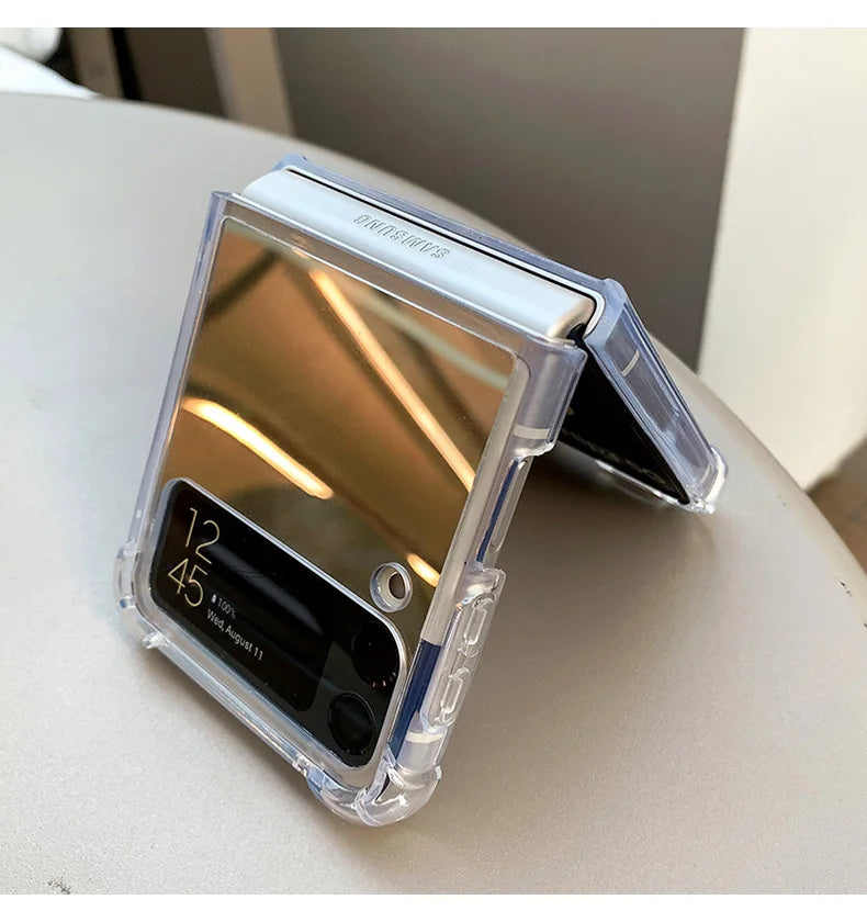Z Flip 3 4 5 Make Up Mirror Case Samsung Galaxy Z Flip 5 4 3 Flip4 Flip3 flip5 Hard Cover