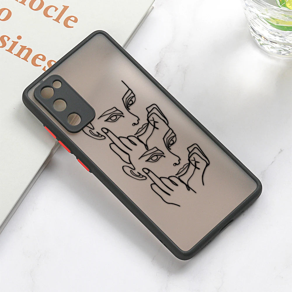 Case For Samsung Galaxy Matte Cover