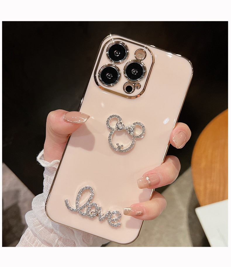 Phone case for iphone 14 12 13 Pro Plus Cute Cover