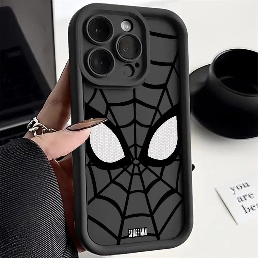 Spider Man Black White iPhone 16 Case