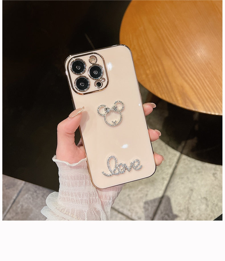 Phone case for iphone 14 12 13 Pro Plus Cute Cover