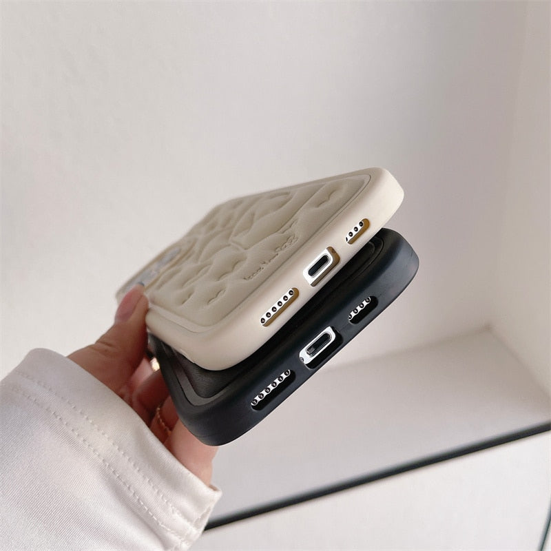 Leather Case For iPhone 12 13 14 Pro MaxBumper Plus Lens Protection