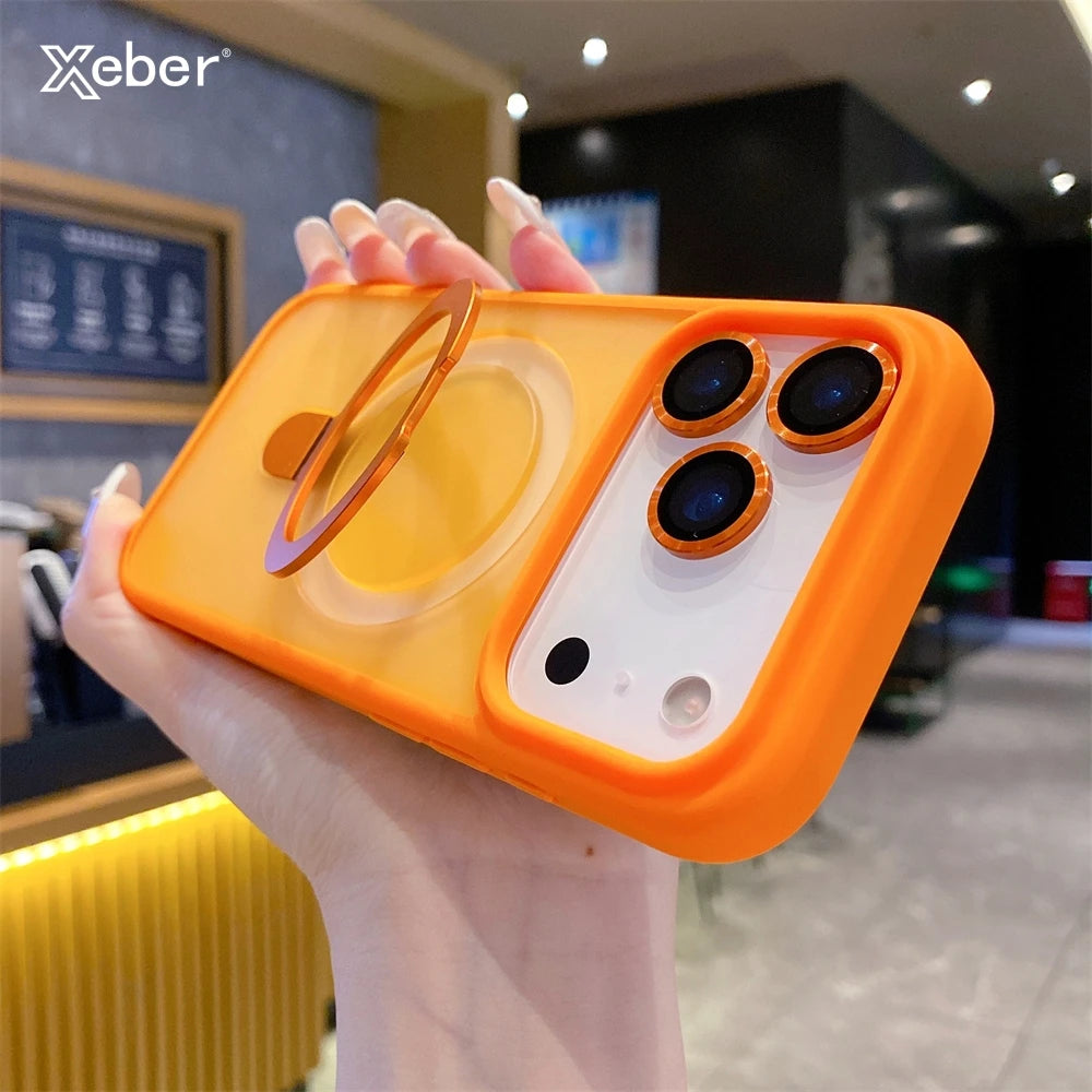 Magnetic Ring Bracket Camera Protection Cover