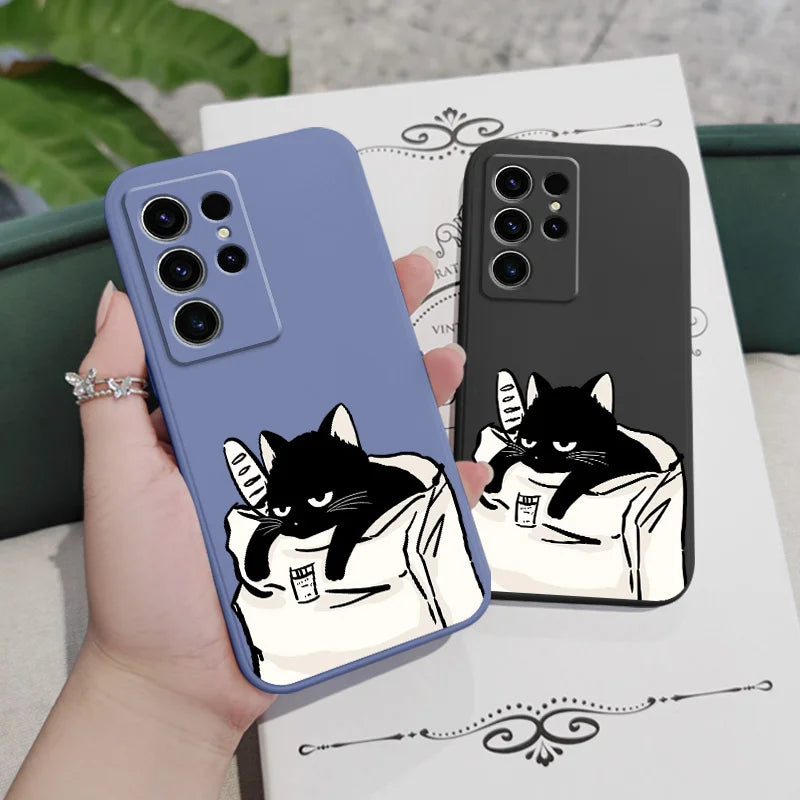 Cat Phone Case For Samsung Galaxy Cover