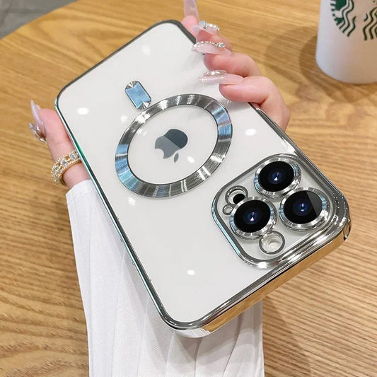 Luxury Plating For Magsafe Magnetic Case