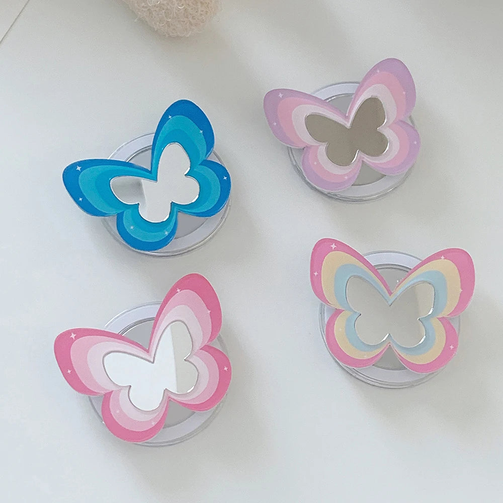 Cute Butterfly Mirror For Magsafe Magnetic Phone Griptok