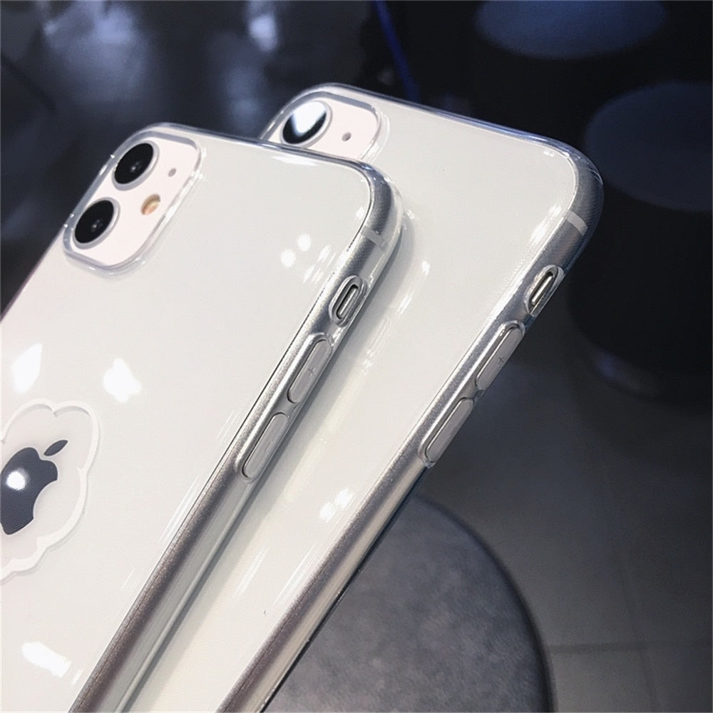 Case For iPhone 13 Pro Max 12 14 Plus Couple Clear Cover