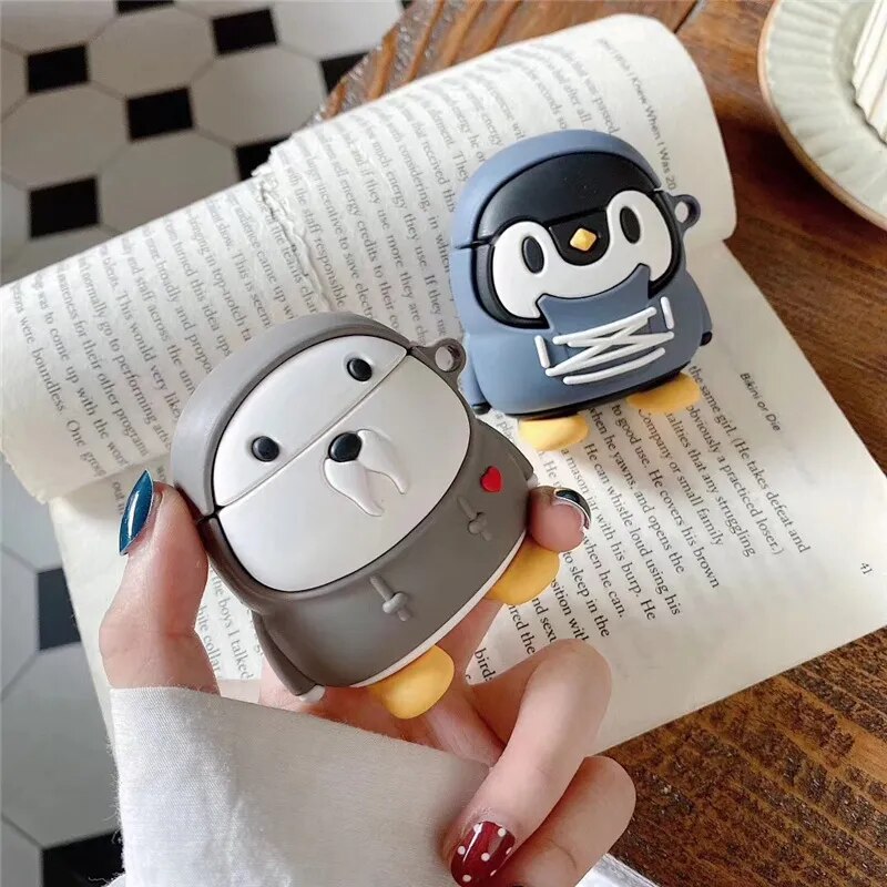 Cartoon Silicone Earphone Cases For Airpods 1 2 3 Pro Case Cover