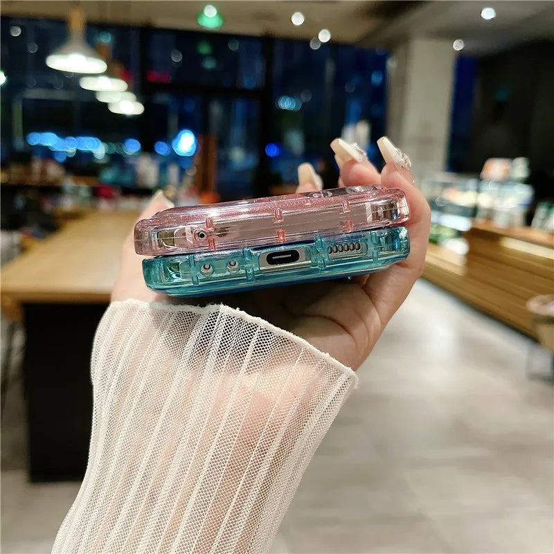 Clear Phone Case For Samsung Galaxy Z Flip Cover