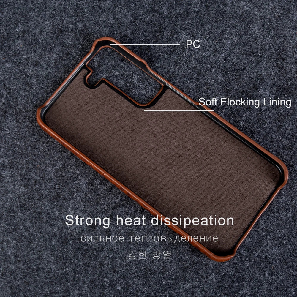 For Samsung Galaxy S24 Case Leather Case Cover