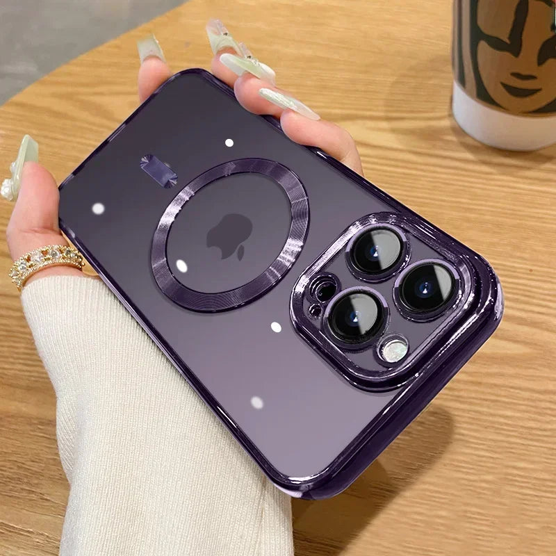 Luxury Plating For Magsafe Magnetic Case