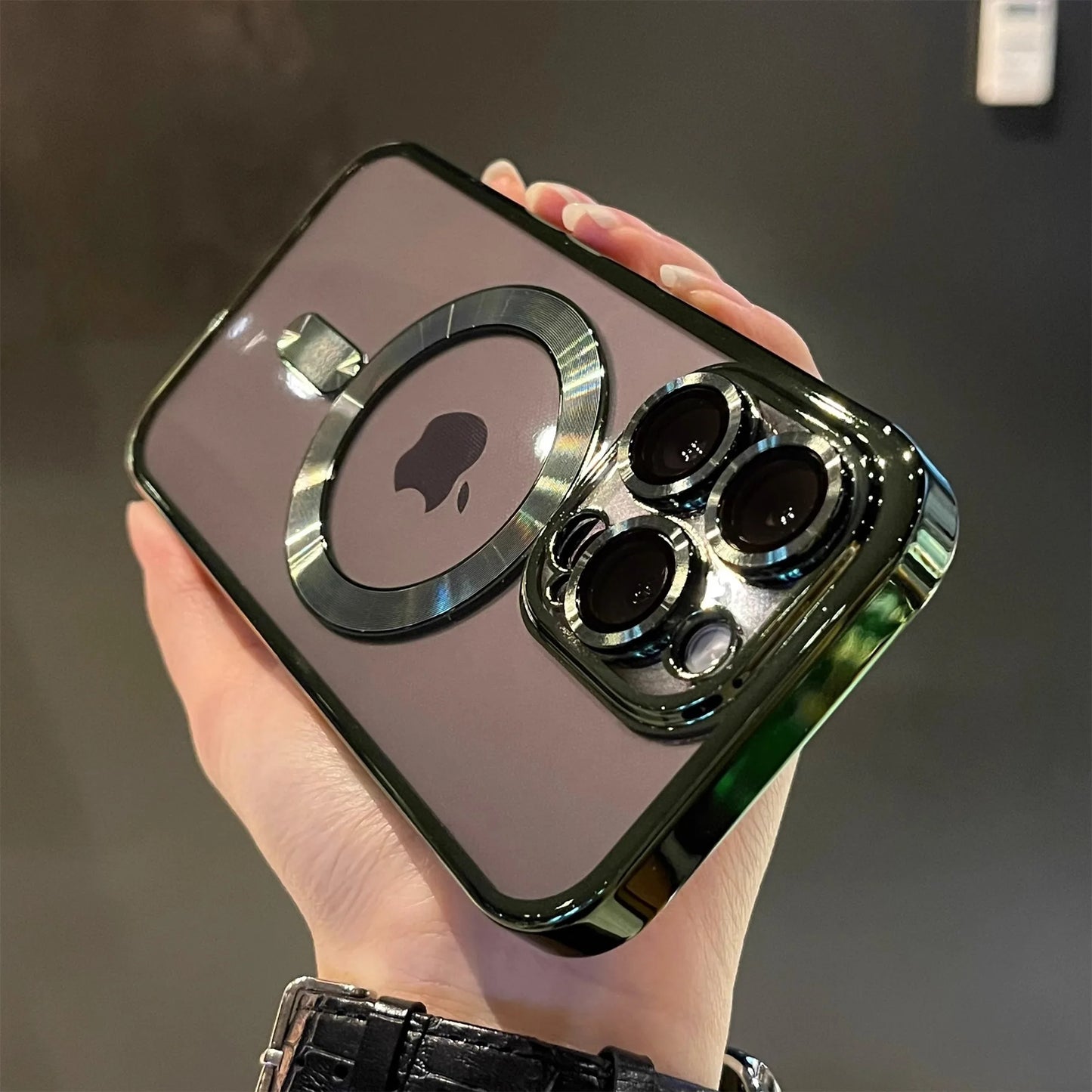 Magnetic For Magsafe Wireless  Clear Case