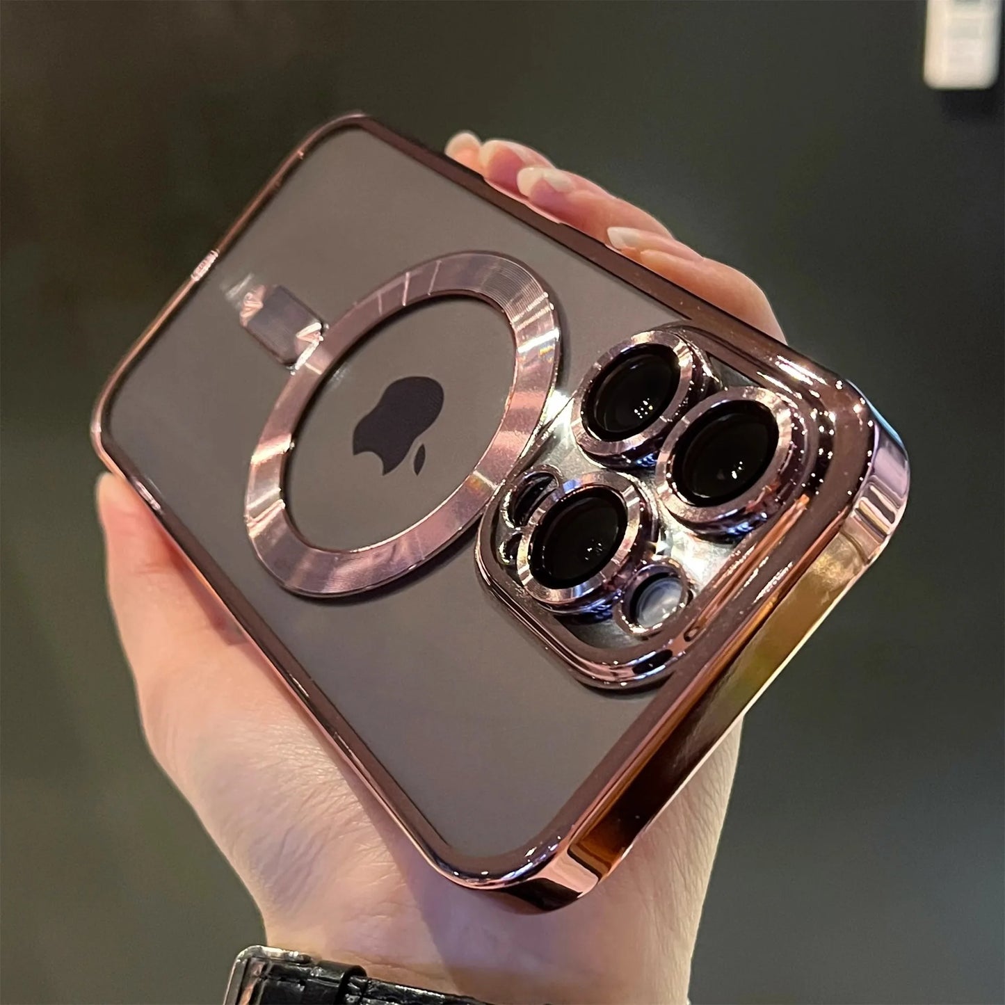 Magnetic For Magsafe Wireless  Clear Case
