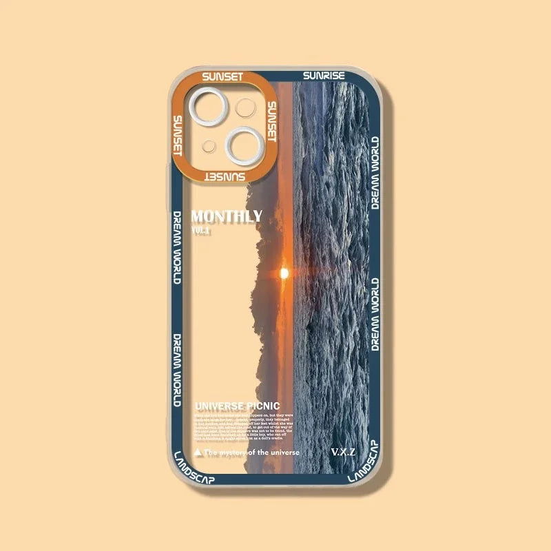 Phone Case For iPhone 14 15 13 12 Pro Max Shockproof Bumper Cover