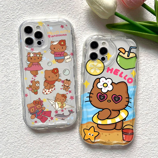 Cat Phone Case for iPhone 16 Soft Cover