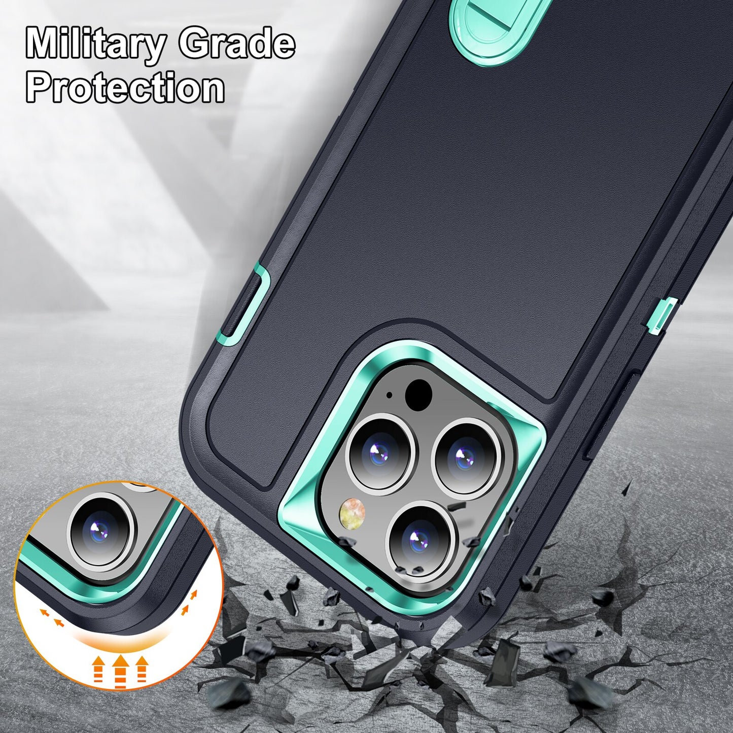 Case For iPhone 13 14 15 Pro Max 12 Pro Max Plus Plastic Back Cover