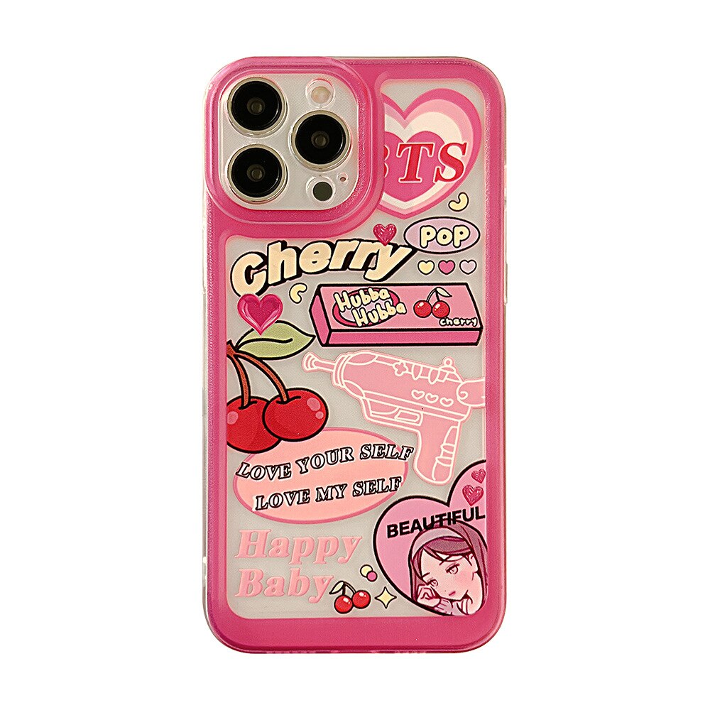 Phone Case For iPhone 14 13 12 Pro Max Plus Cute Protective Cover