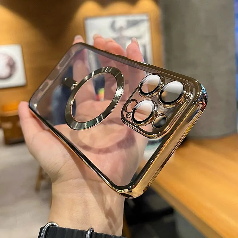 Magnetic For Magsafe Wireless  Clear Case