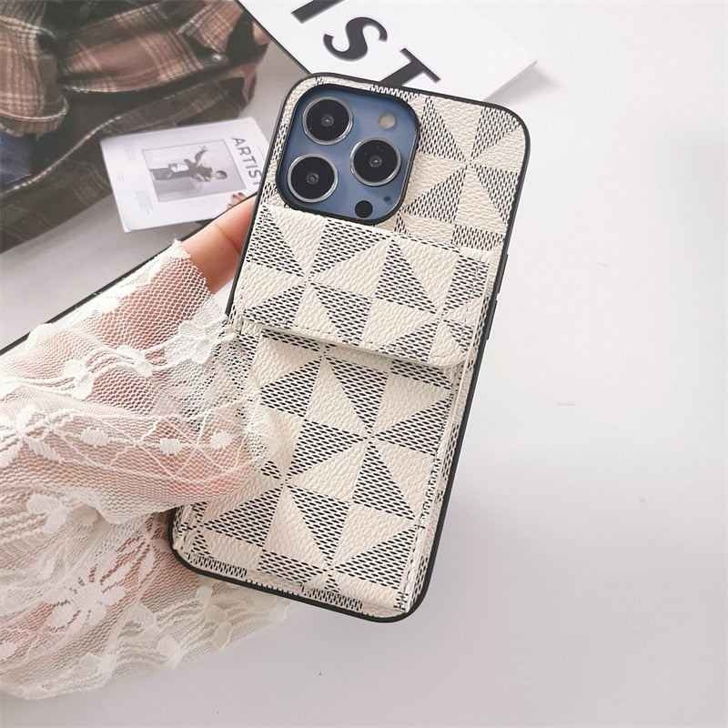 Leather Phone Cover Case For Iphone 14 13 12 Pro Plus