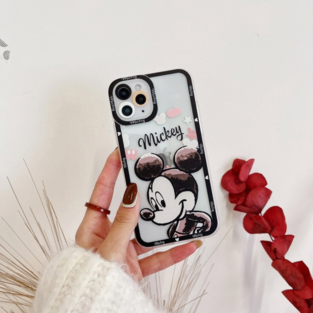 Cartoon Phone Case For iPhone 14 13 12 Pro Max Plus Soft Clear Cover