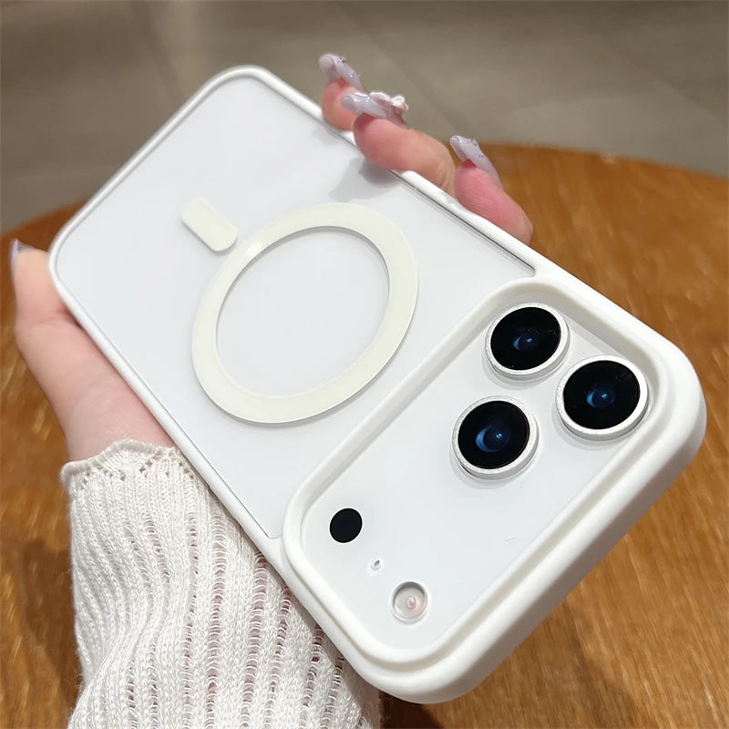 Magsafe Magnetic Transparent Hard Back Cover