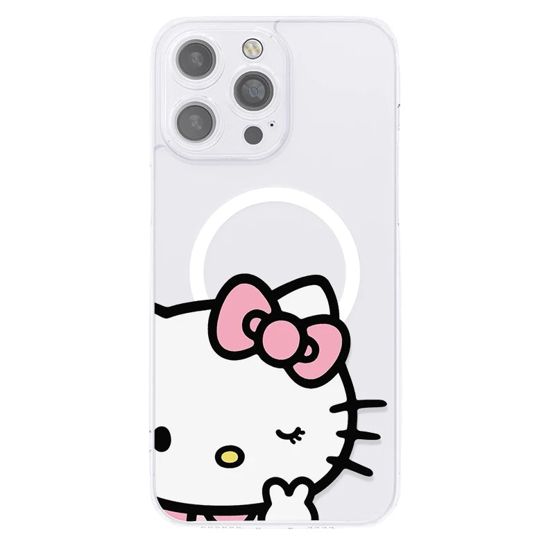 Cute Kitty Magsafe Case For iPhone