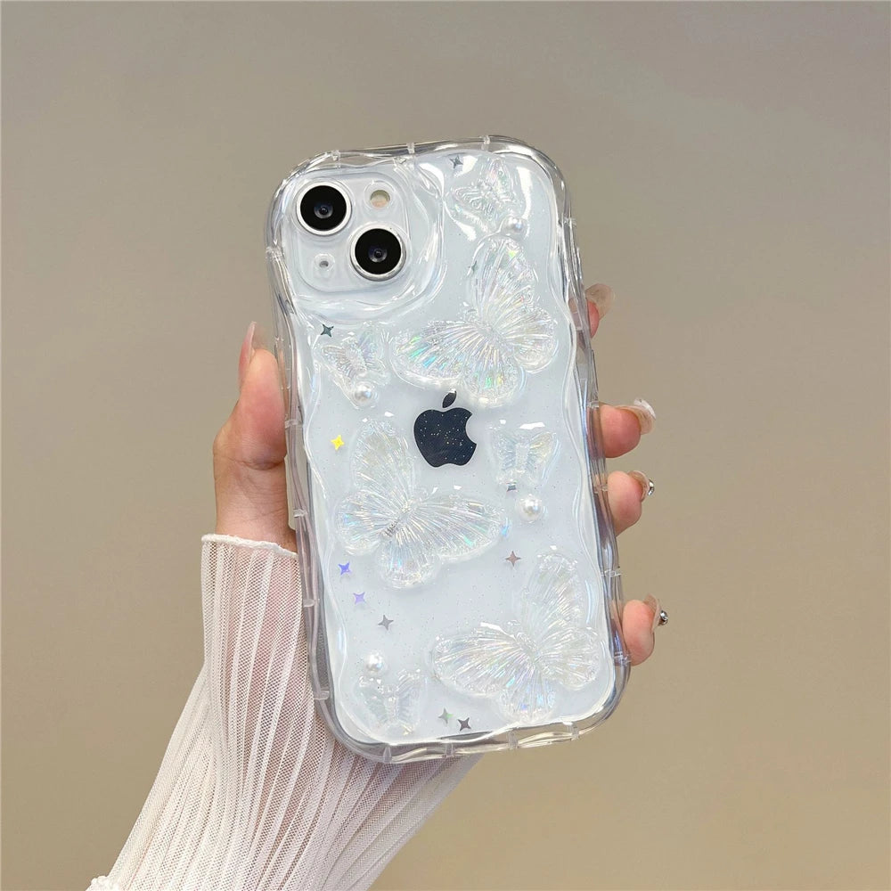 Crystal Clear Case For iPhone 15 14 Plus 13 12 Pro Max Cover