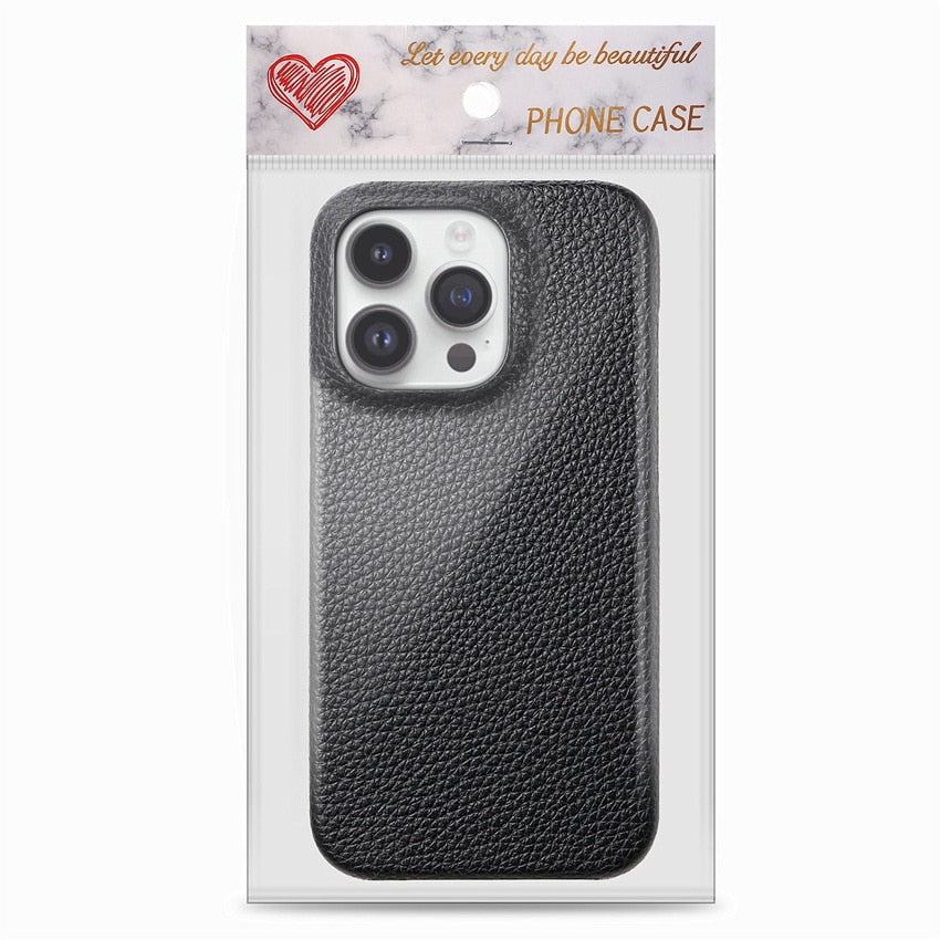 Luxury Leather Case For iPhone 15 13 14 Pro Max 12 Pro Plus Phone Cover