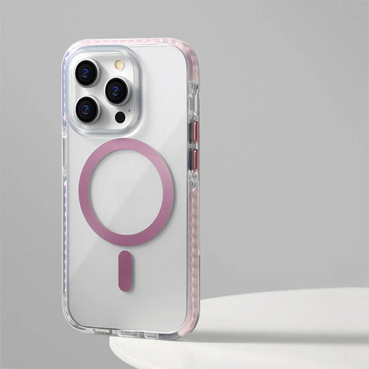 Case For iPhone 13 14 15 Pro Max For Magnetic Wireless Charge Back Cover