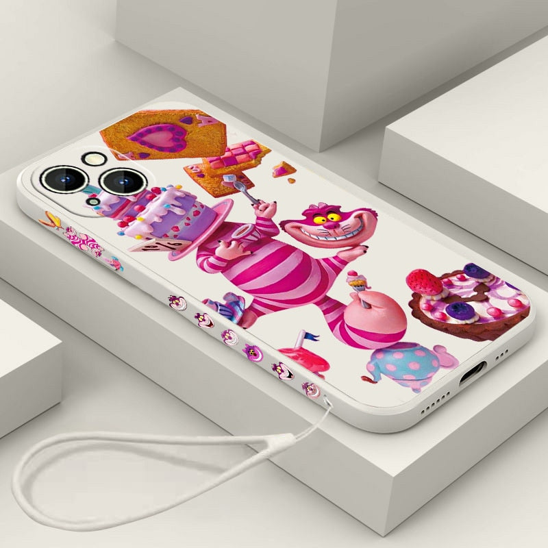 Cute iPhone 14 13 12 Pro Max Plus Liquid Phone Case Cover