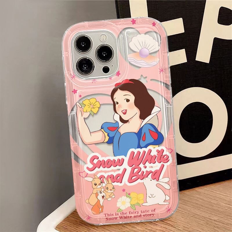 Clear Phone Case for iPhone 15 14 13 12 Pro Max Plus Cartoon Soft Cover