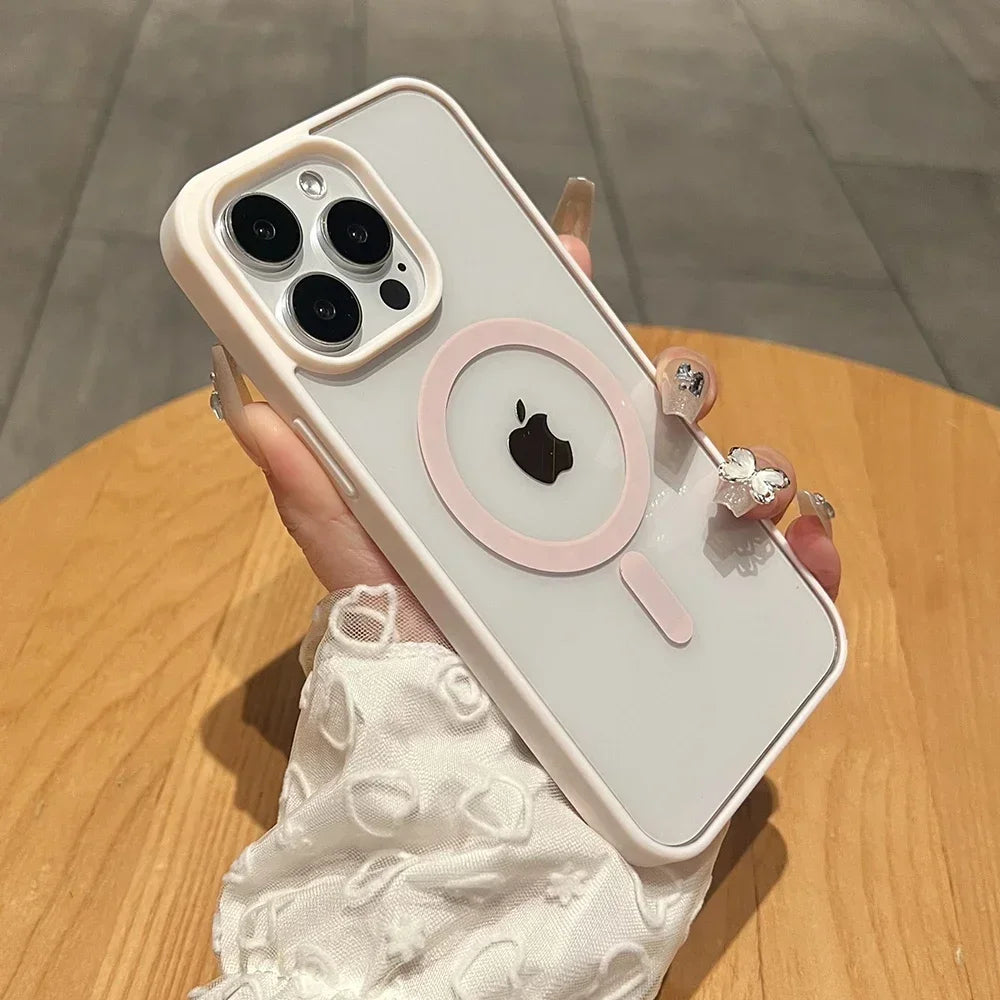 Matte Titanium Magnetic iPhone case