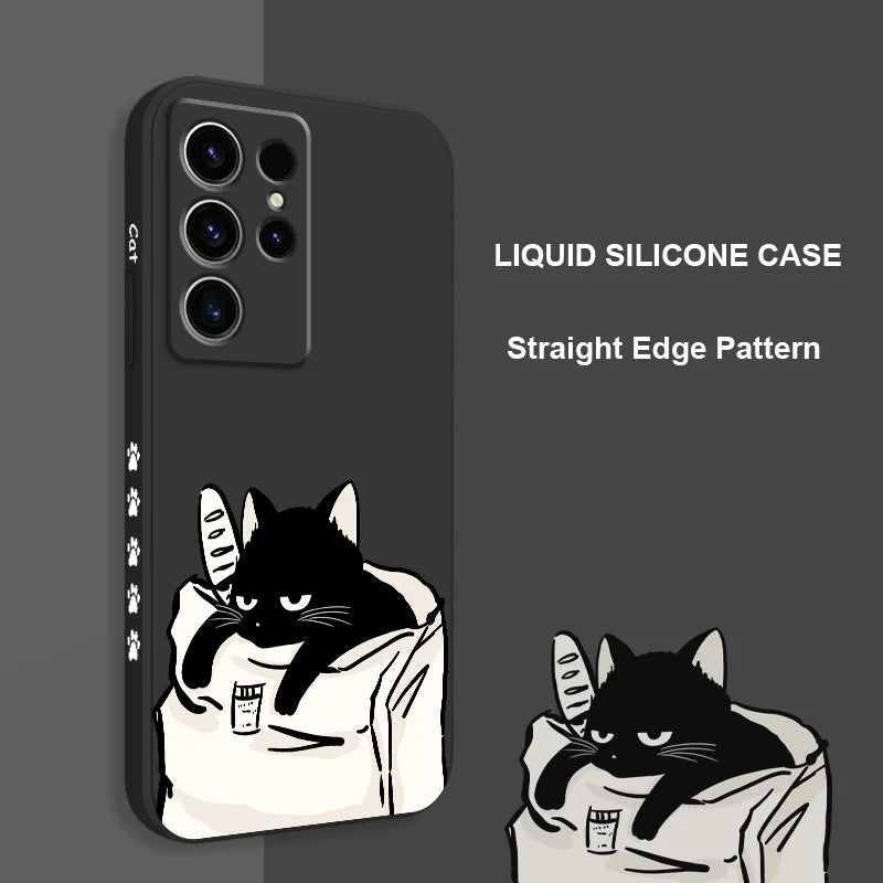 Cat Phone Case For Samsung Galaxy Cover