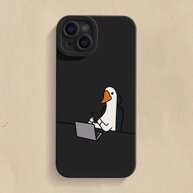 Cute Duck Phone Case For iPhone Cover