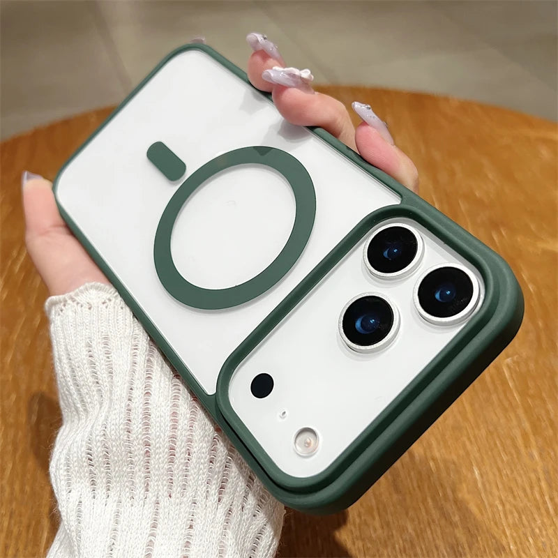 Magsafe Magnetic Transparent Hard Back Cover