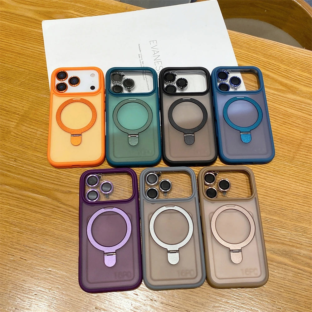 Magnetic Ring Bracket Camera Protection Cover