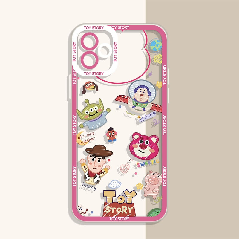 iPhone 15 14 13 12 Toy Phone Case Soft Silicone Back Cover