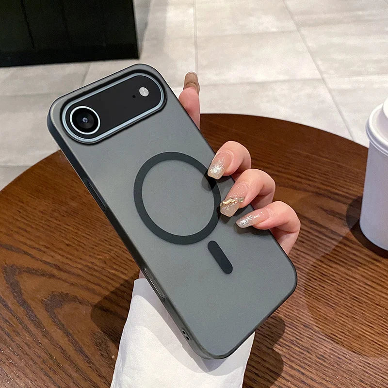 Slim Matte Clear Magnetic Cases