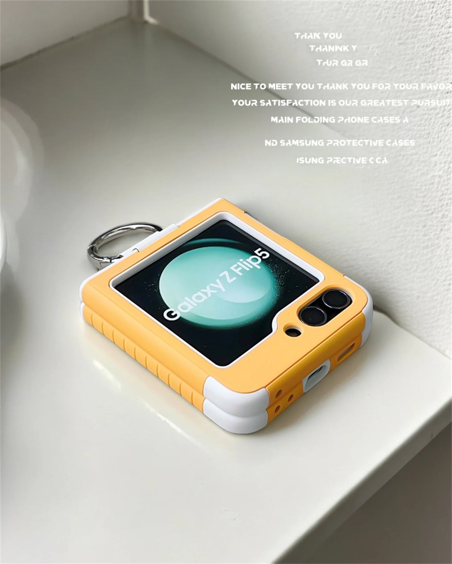 Cute Color Phone Case for Samsung Galaxy Z Flip 3 4 5 Cover