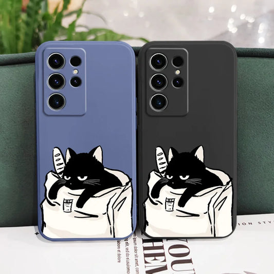Cat Phone Case For Samsung Galaxy Cover