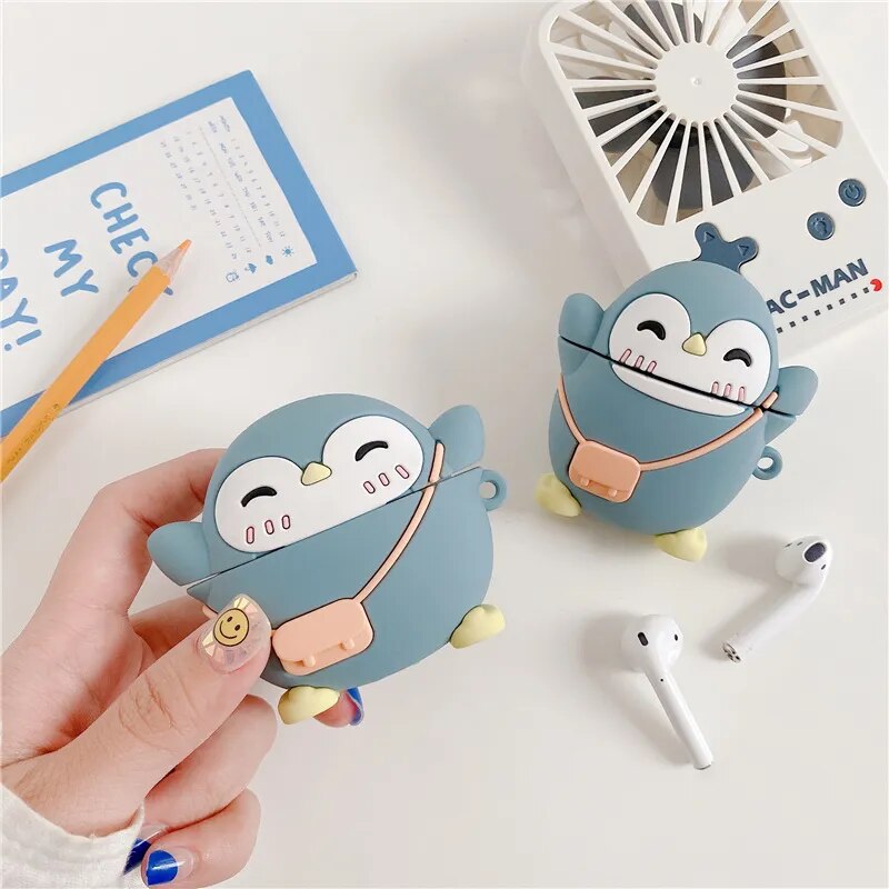 Cartoon Silicone Earphone Cases For Airpods 1 2 3 Pro Case Cover