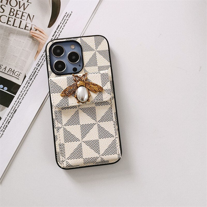 Leather Phone Cover Case For Iphone 14 13 12 Pro Plus