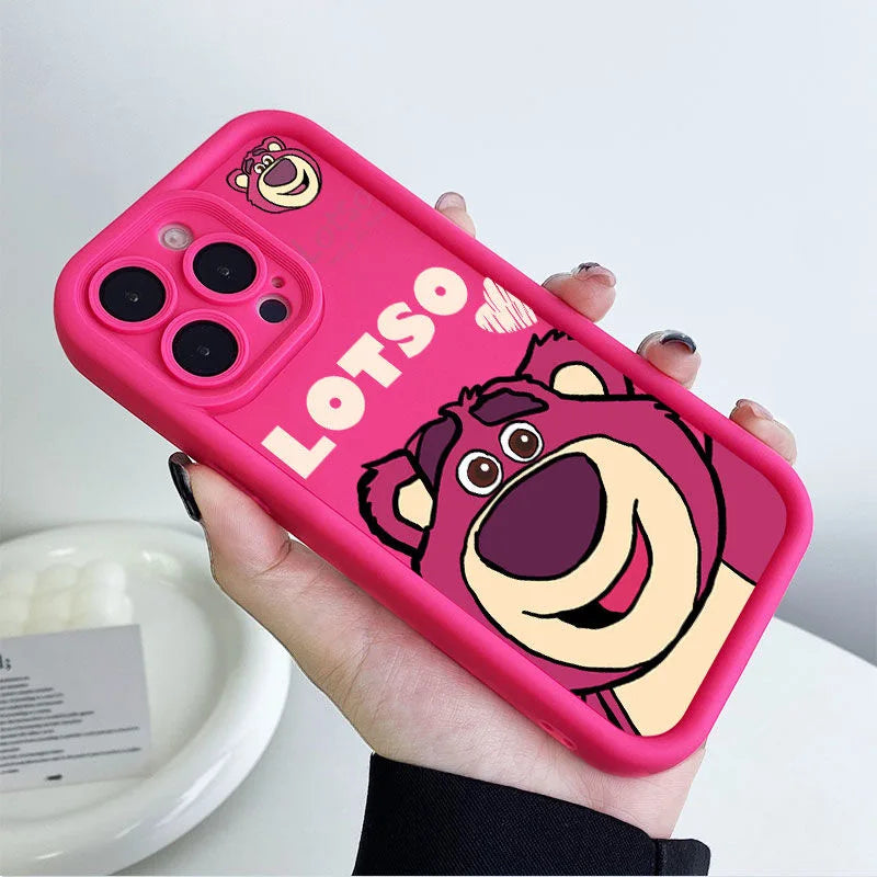 Bear Phone Case for iPhone 14 Plus 15 Pro 12 13 Pro Max