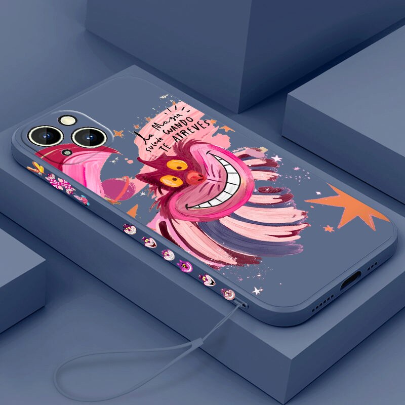 Cute iPhone 14 13 12 Pro Max Plus Liquid Phone Case Cover