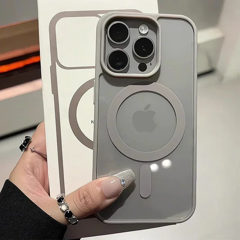 Matte Titanium Magnetic iPhone case