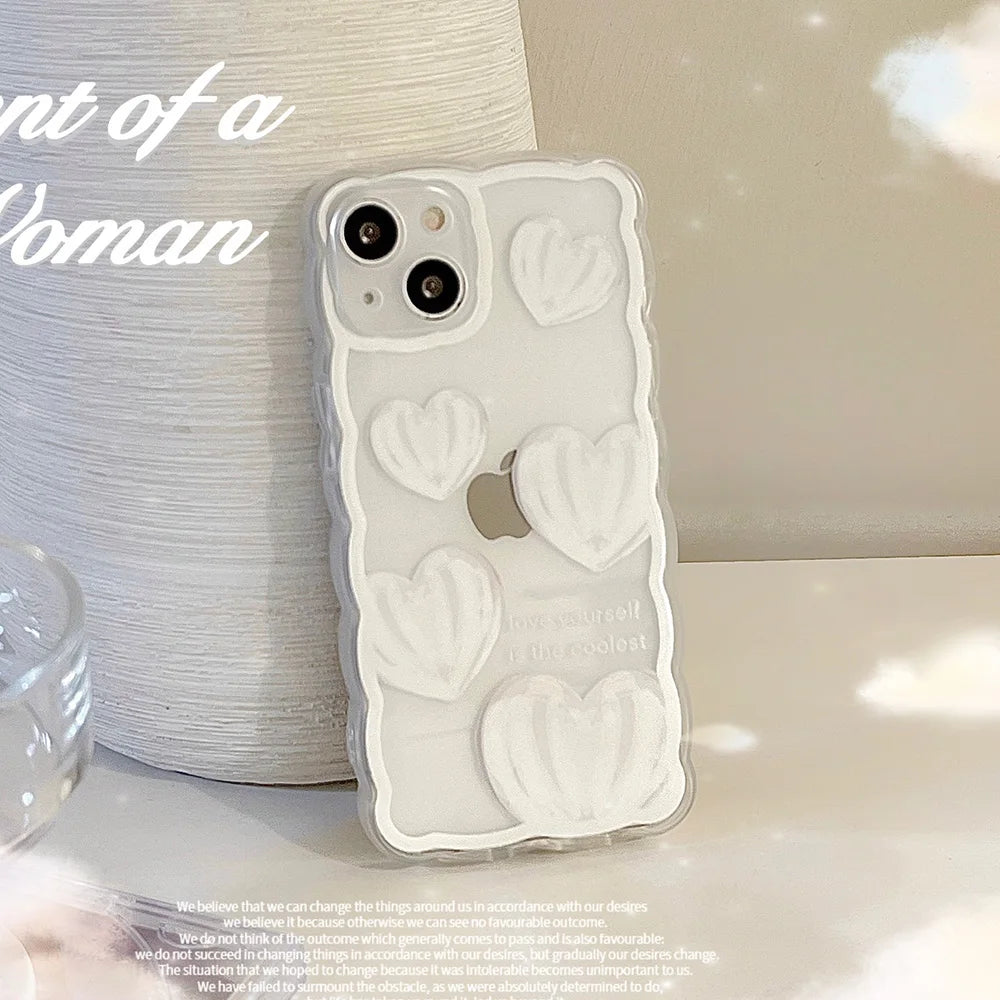 Cute Rabbit Phone Case For iPhone  14 Pro Max 13 12 Pro 15 Plus