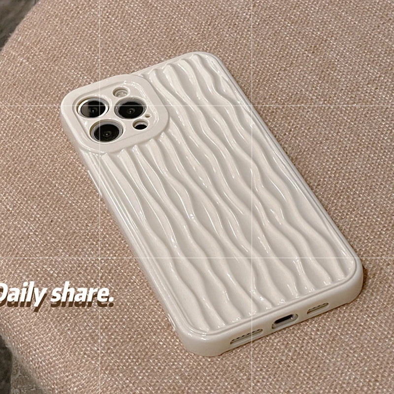 Simple Pattern Phone Cover For iPhone 12 13 14 15 Pro Max