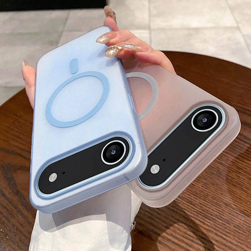 Slim Matte Clear Magnetic Cases