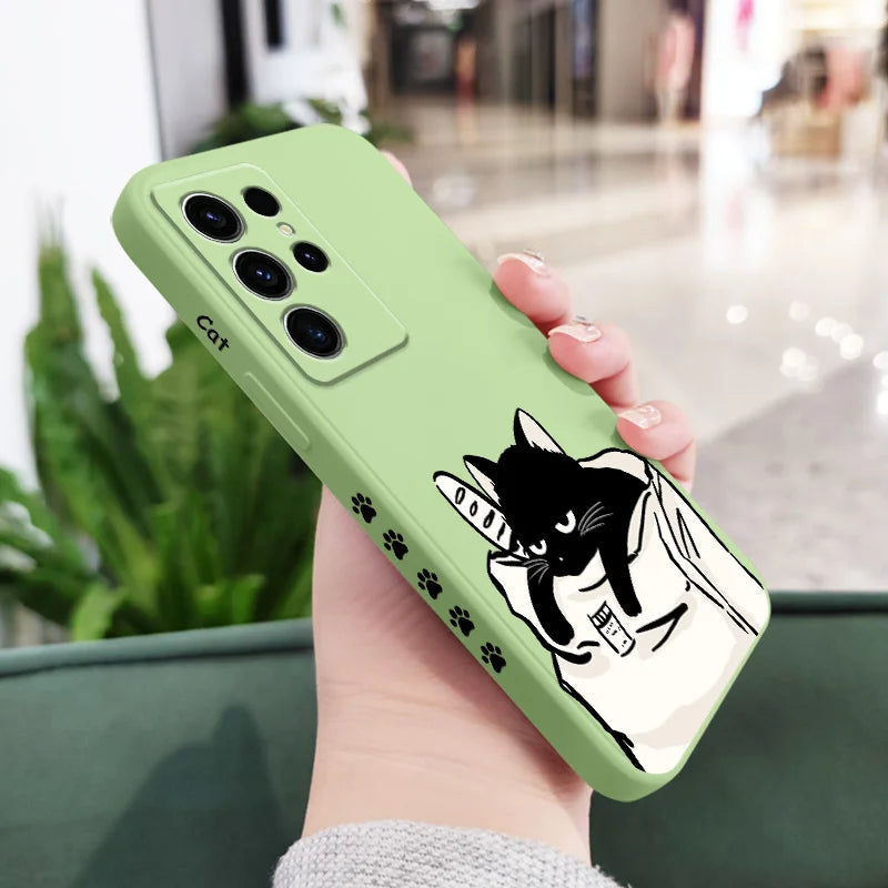 Cat Phone Case For Samsung Galaxy Cover